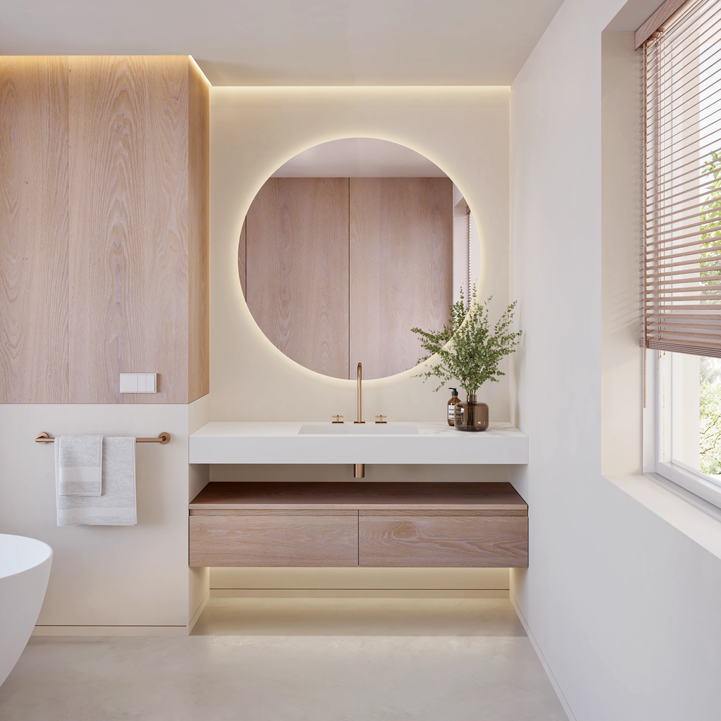 Zenith Round Backlit Mirror Overview
