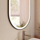 Elios Front & Backlit Oval Mirror Detail
