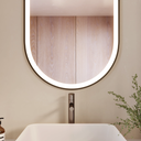 Elios Front & Backlit Oval Mirror NO Buttons