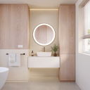 Selene Front and Backlit Round Mirror Overview