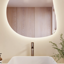 Opal Asymmetric Backlit Mirror NO Buttons