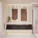 Nova Arched Backlit Mirror Double Overview