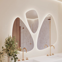 Elara Pebble Backlit Mirror 3 Left