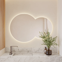 Eclipse Round Backlit Mirror Front