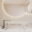 Eclipse Round Backlit Mirror NO Buttons