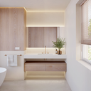 Astro Floating Backlit Mirror in Horizontal Format Overview