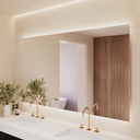 Astro Floating Backlit Mirror in Horizontal Format Double Right
