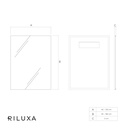 Atlas Mirror with Metal Frame | Vertical TD