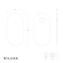 Stella Vertical Oval Mirror TD