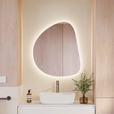 Opal Asymmetric Backlit Mirror Front
