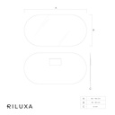 Stella Horizontal Oval Mirror TD