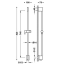 Shower Pole - 03493199 Tres TD