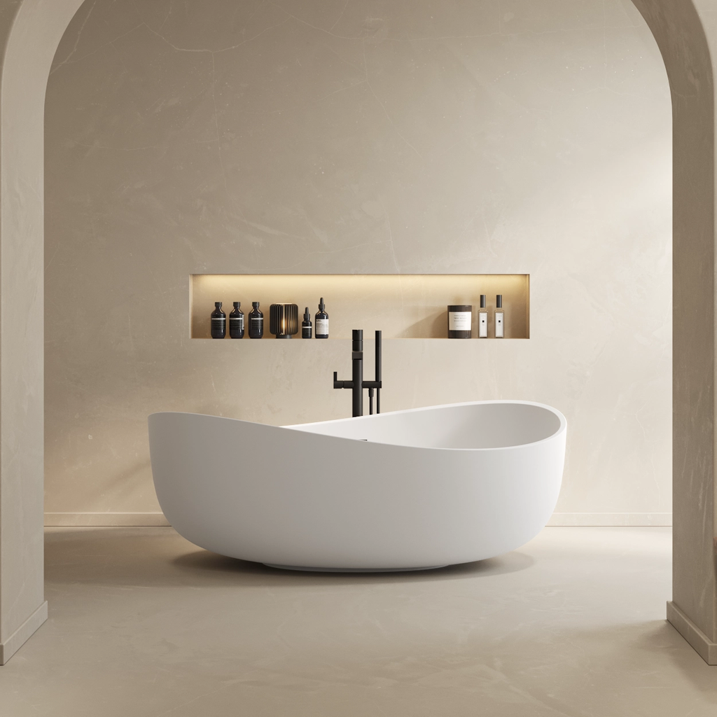 Ocean Freestanding Bathtub 160 white