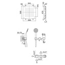 Concealed Single Lever Shower Tap - 1074271 Bruma TD