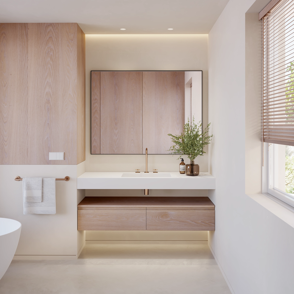 Atlas Horizontal Mirror with Black Frame Overview