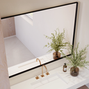 Atlas Horizontal Mirror with Black Frame Top