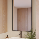 Atlas Vertical Mirror with Black Frame Side