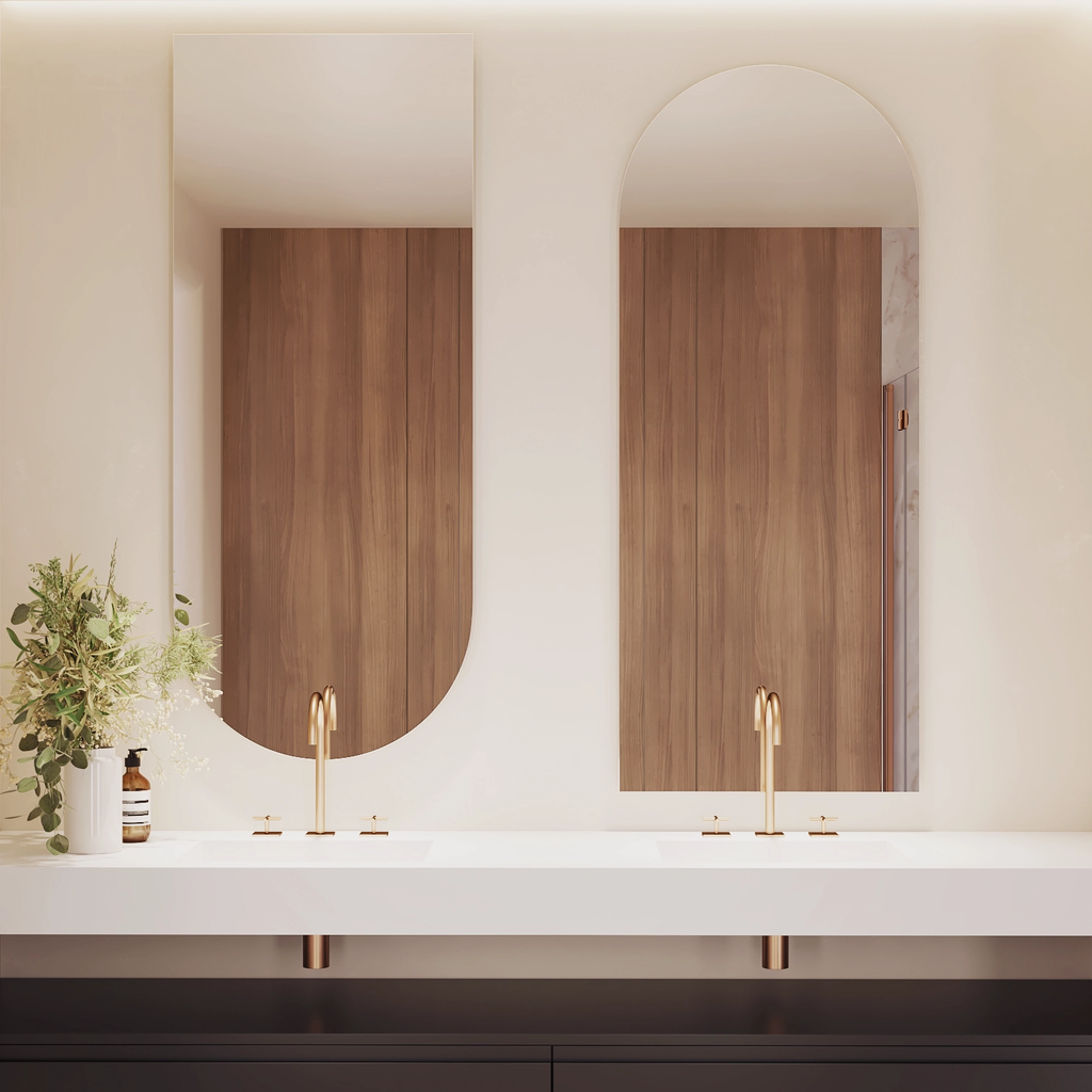 Nova Arched Mirror Double Front