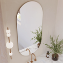 Stella Vertical Oval Mirror Top
