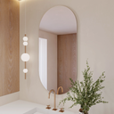 Stella Vertical Oval Mirror Side