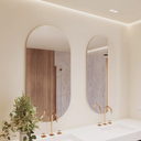 Stella Vertical Oval Mirror Double Top