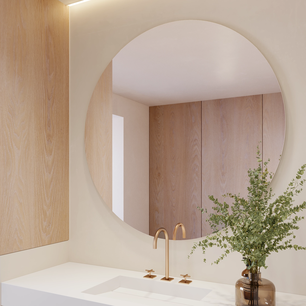 Zenith Round Mirror Side