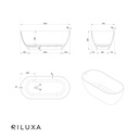 Nantes Freestanding Bathtub 150 td