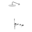 Leaf Concealed Shower Set with Shower Head and Handshower and Spout - 1672400 - Bruma