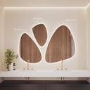 Elara Pebble Backlit Mirror sizes