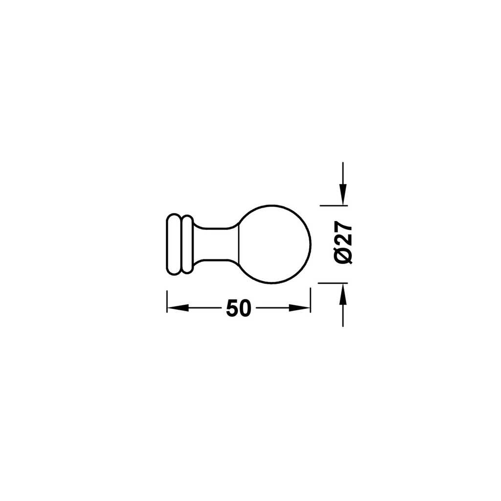 Round Robe Hook - 12423607 Tres td