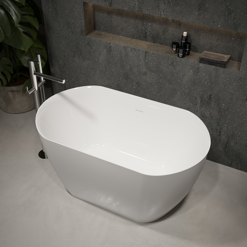 Wezen Mini Freestanding Bathtub 120 side