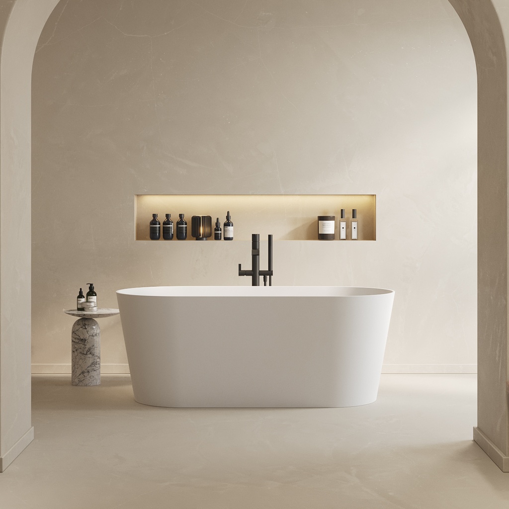 Neptune Freestanding Bathtub Front