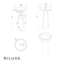 Palmyra Freestanding Washbasin td