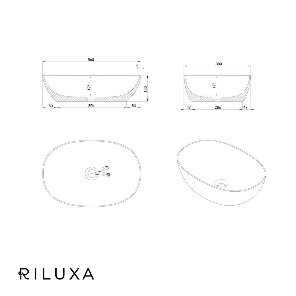 Nimes Countertop Washbasin td
