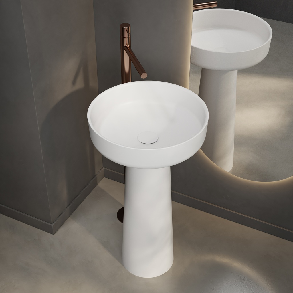 Palmyra Freestanding Washbasin Side