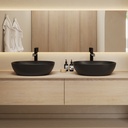 Nimes Countertop Washbasin Black Front