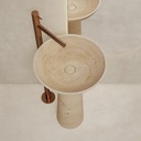 Tamara Freestanding Travertine Basin Top