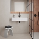 Sienna Wall hung Washbasin White 80  Front