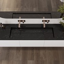 Sagitta Plus Marble Vanity Top Marquina Marble Top View