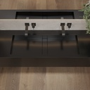 Hatysa Plus Deep Corian Wall-Hung Washbasin Deep Nocturne Top View