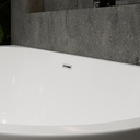 Aludra Freestanding Bathtub White 150 Top