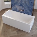 Andromeda Freestanding Bathtub White 176 Side