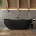 Ara Corian Design Freestanding Bathtub Black 170 Front