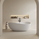 Ocean Freestanding Bathtub White 160 Front