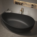 Ocean Freestanding Bathtub Black 180 Side