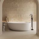 Meissa Freestanding Bathtub White 170 Front Left
