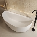 Meissa Freestanding Bathtub White 170 Side Left
