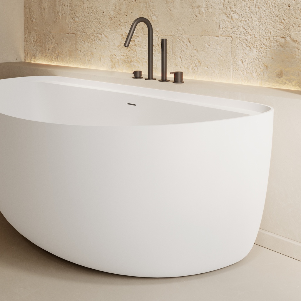 Meissa Freestanding Bathtub White 170 Top