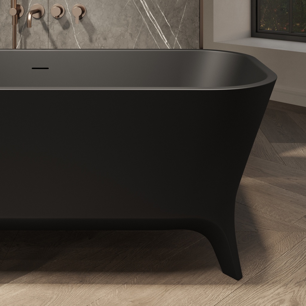 Miram Freestanding Bathtub Black 180 Top