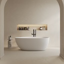 Toulouse Freestanding Bathtub White 150 Front